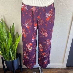 NWT Knot Sisters Lannie Pant Size Coco Tropical Print Wide Leg